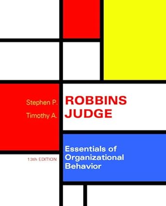 Essentials of Organizational Behavior (13th Edition) cover image