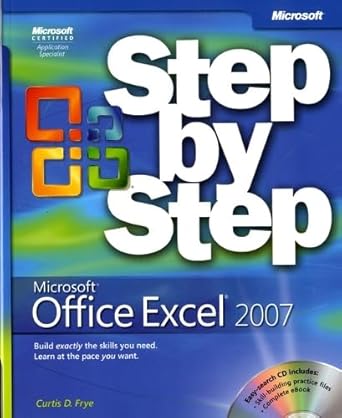Microsoft® Office Excel® 2007 Step by Step cover image