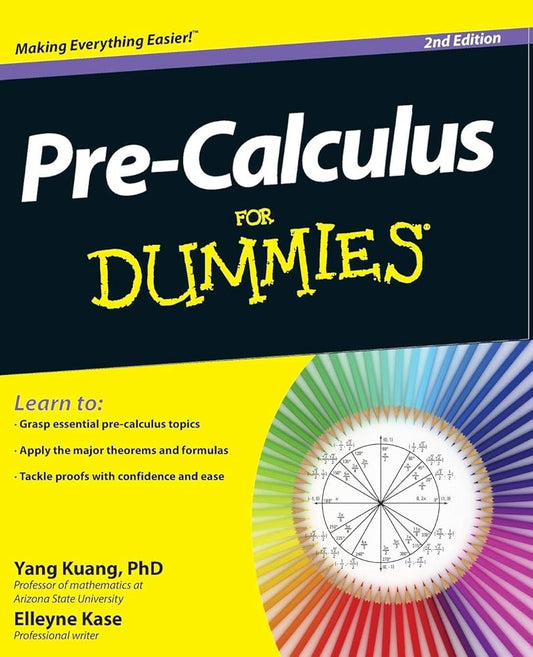 Pre-Calculus For Dummies, 2E cover image