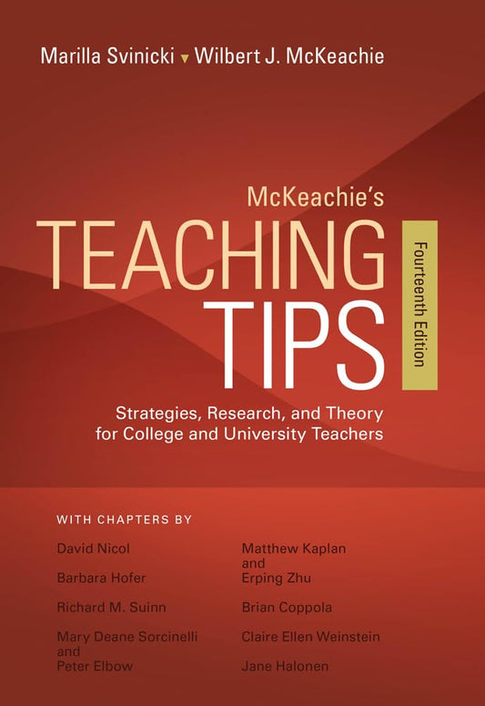 McKeachie's Teaching Tips cover image