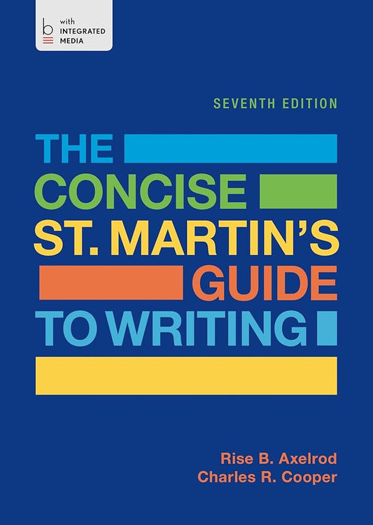 The Concise St. Martin's Guide to Writing cover image