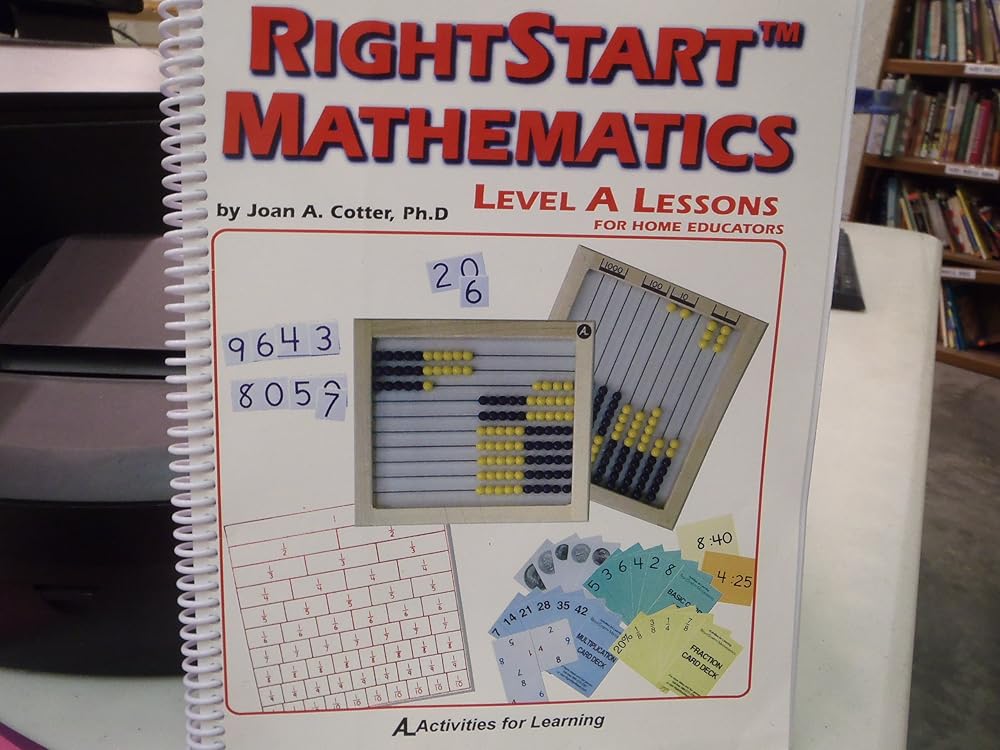RightStart Mathematics Level A Lessons For Home Educators cover image